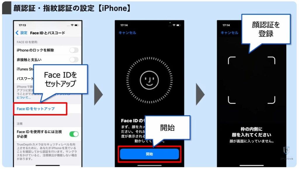ヤフーのログイン方法（パスキー）：生体認証（顔・指紋認証）の設定