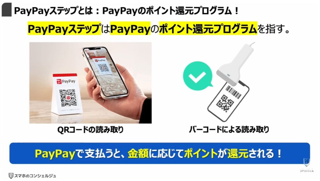PayPayの還元ゼロ！本人確認必須：PayPayステップとは：PayPayのポイント還元プログラム！