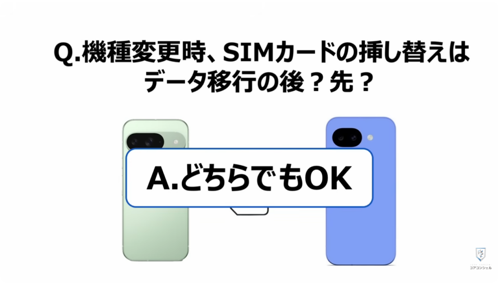 機種変更時の「SIM入れ替え」：SIMカードの差し替えはいつ行う？