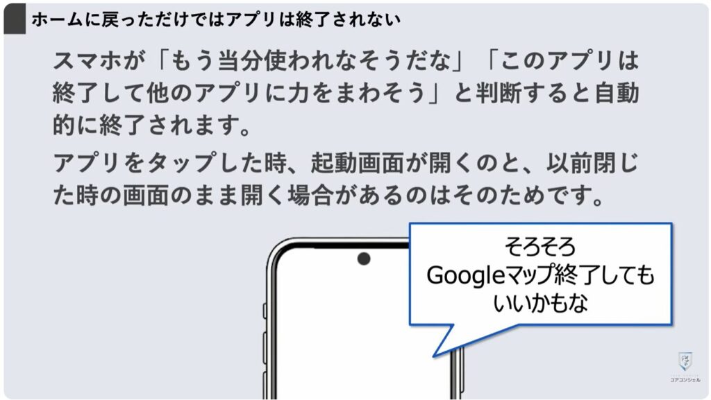 アプリの切り替え：この機能のもう一つの役割