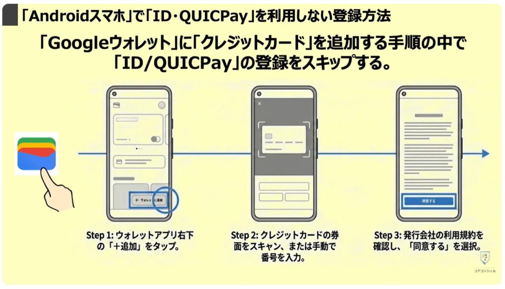 スマホの「電子マネー」「クレジットカード」が狙われる：「Androidスマホ」で「ID・QUICPay」を利用しない登録方法