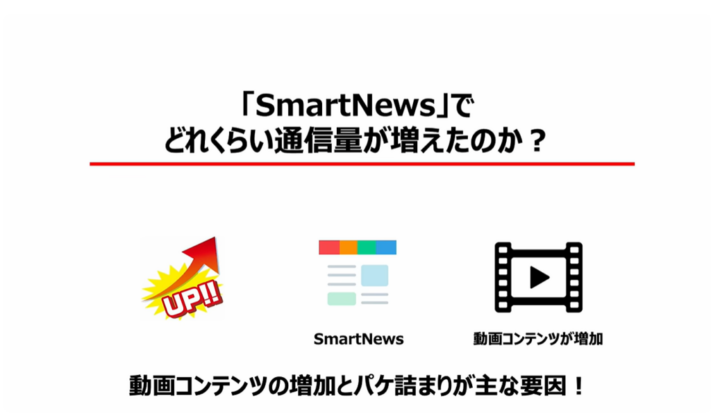 通信量が倍増！正しい対処方法とは：「SmartNews」でどれくらい通信量が増えたのか？