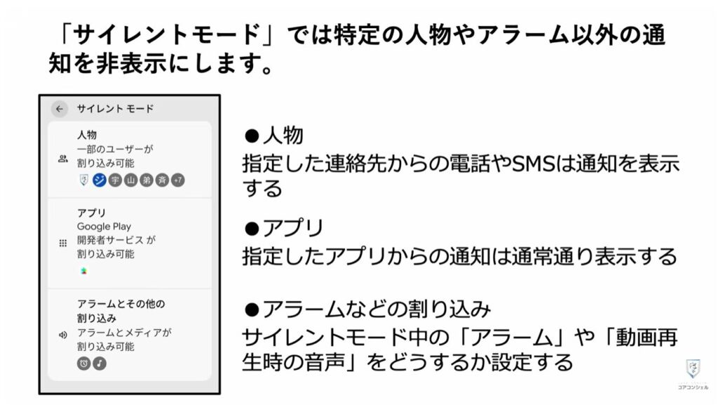 無駄な通知を整理する方法:混乱しやすい「マナーモード」と「サイレントモード」