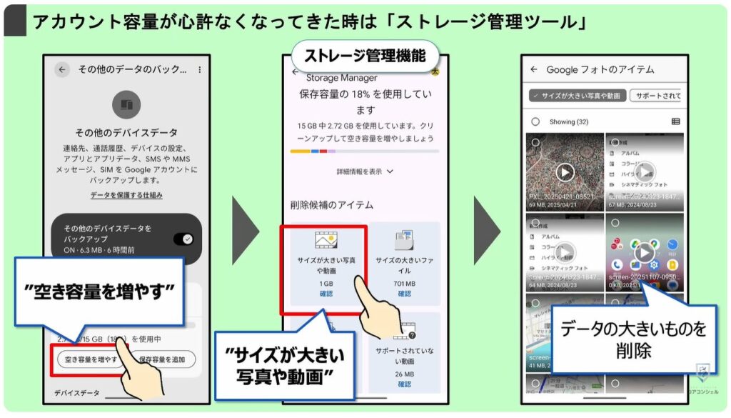 Androidのバックアップに関する重要なルールが変更:「ストレージ管理ツール」について