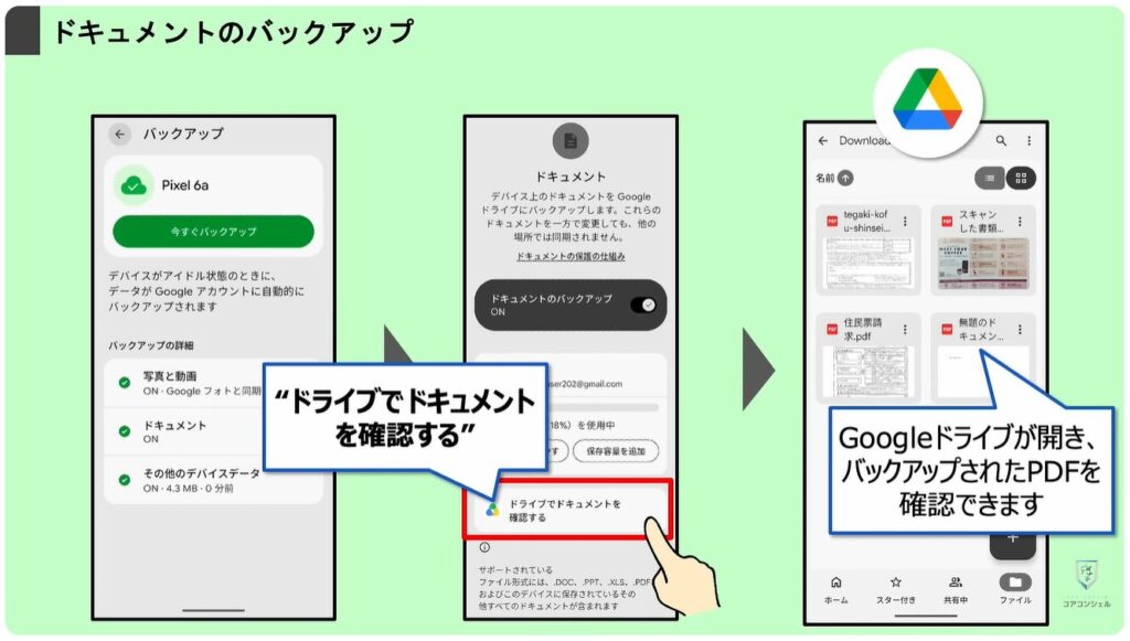 Androidのバックアップに関する重要なルールが変更:「ドキュメントのバックアップ」とは