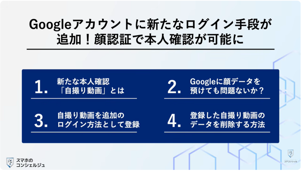 Googleの新機能（セルフィー）
