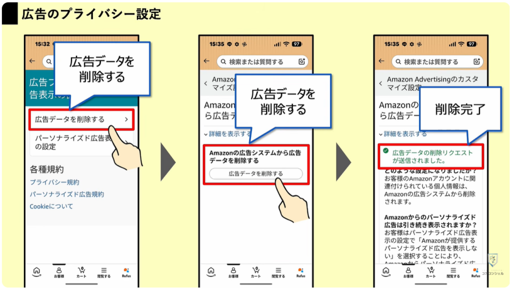 Amazonの今すぐ見直すべき設定：広告のプライバシー設定