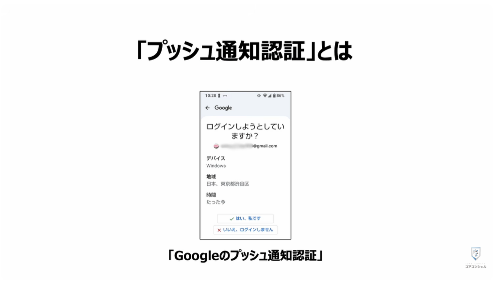 個人向け10大脅威と対処方法：「プッシュ通知認証」とは