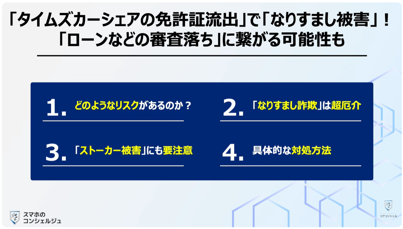 タイムズカーシェアの「運転免許証流出事故」で「なりすまし被害」！「勝手にローン」「闇バイトの実在証明」「ストーカー被害」