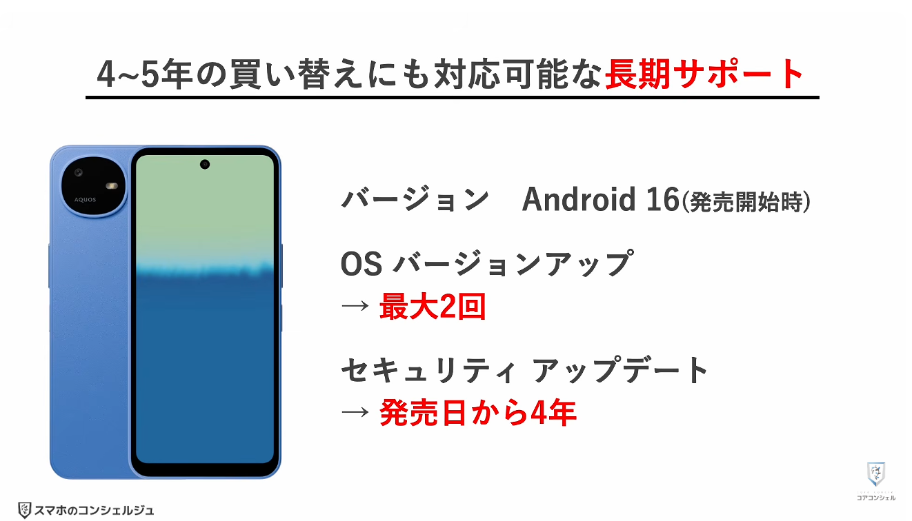 AQUOS wish6とarrows We3はどっちがオススメ：AQUOS wish6の特徴