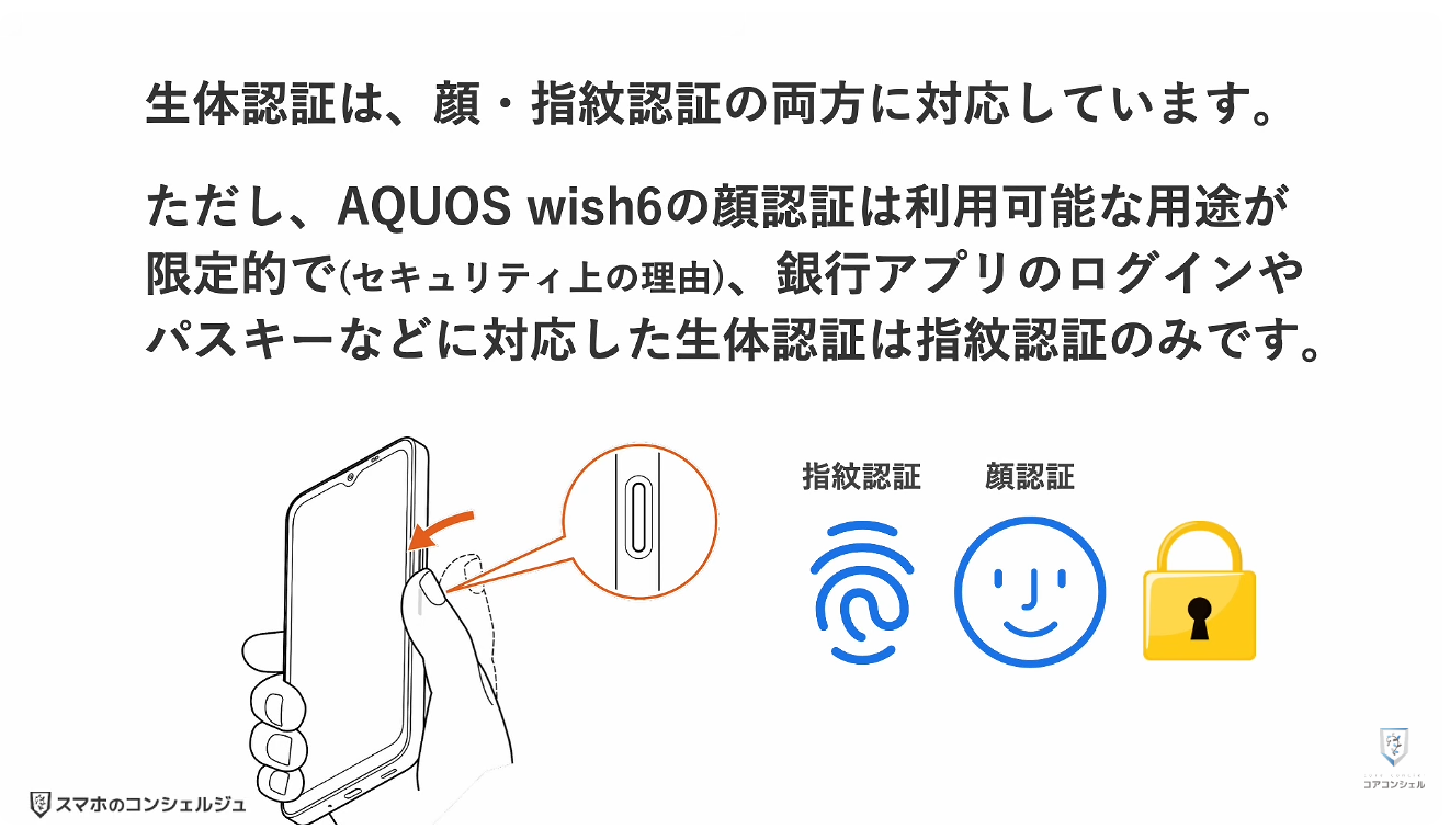AQUOS wish6とarrows We3はどっちがオススメ：AQUOS wish6の特徴