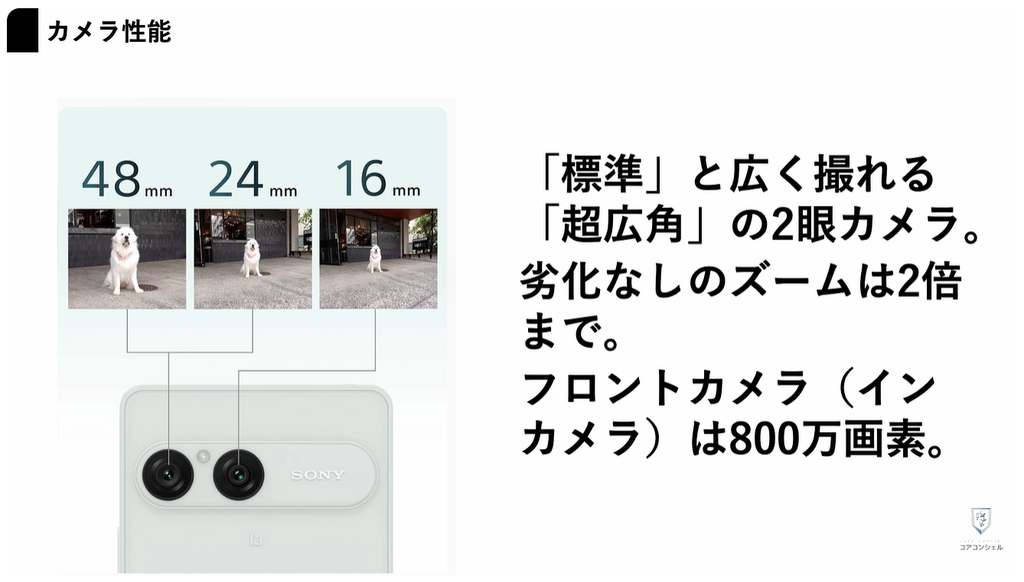Xperia10Ⅷ（ソニー）：カメラ性能
