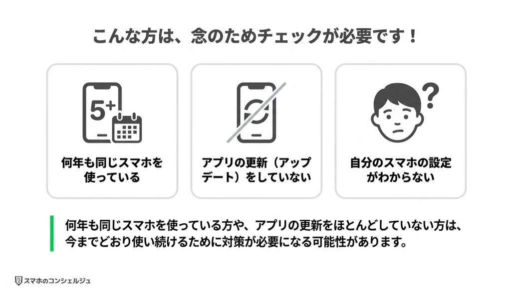 LINEが使えなくなる