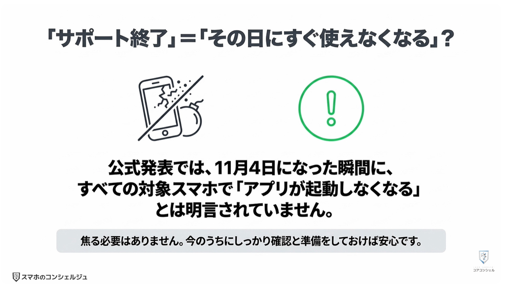 LINEが使えなくなる:11月4日からLINEで何が変わる?